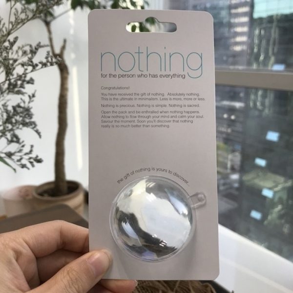 Gift of Nothing for the Person Who Has Everything - Gift of Nothing